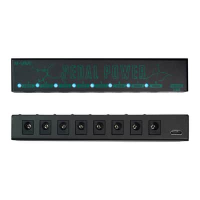 M-vave Portable Guitar Pedal Power Supply 8 Outputs DC 9V 100/300mah,price include the import duty to US buyer image 2