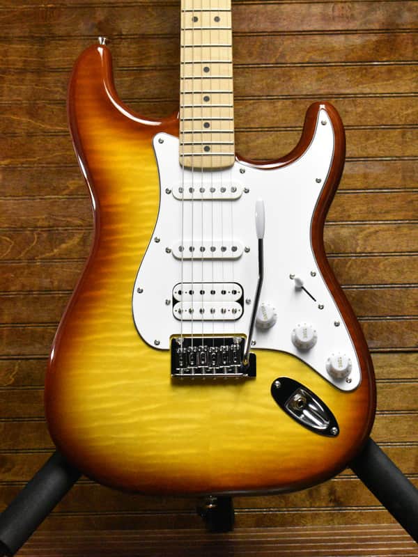 Squier Affinity Stratocaster FMT HSS, Sienna Sunburst image 1
