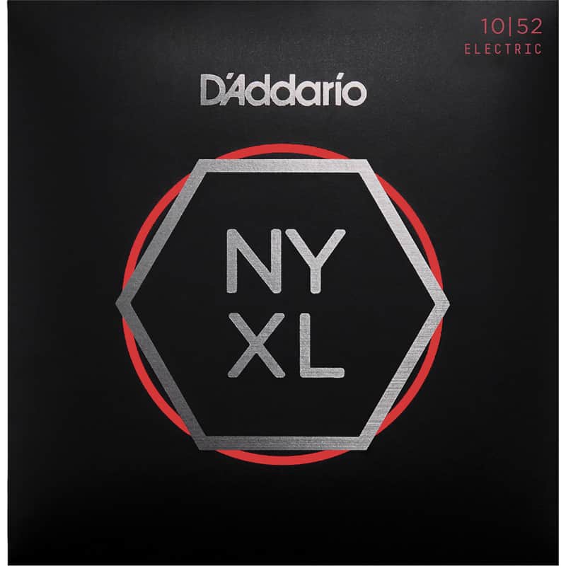 D'Addario NYXL1052 Nickel Wound Electric Strings -.010-.052 Light Top/Heavy Bottom image 1