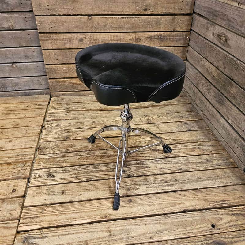 Mapex Drum Stool T765 Black Cloth Top USED! RK75M040626 image 1