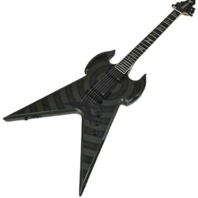 Wylde Audio Metallic Green Warhammer NT Norse Dragon Bullseye Guitar B-Stock image 1
