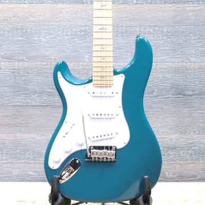 PRS SE Silver Sky Maple "Lefty" Nylon Blue Left-Handed Electric Guitar w/Bag image 1
