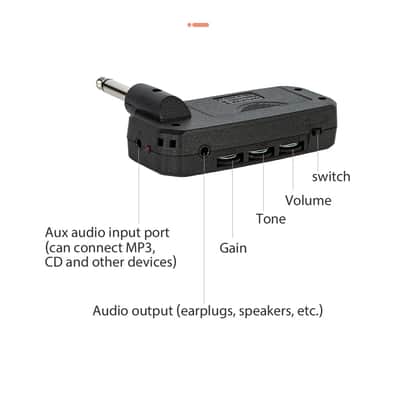 JOYO JA-03 Guitar Headphone Amplifier Metal /Lead/English Channel /Super Lead/Tube Drive/Acoustic,price include the import duty for US buyer image 14