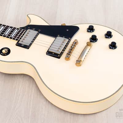 1991 Burny RLC-70 Custom Vintage Guitar Snow White w/ VH-1 Humbuckers & Case, Japan image 9