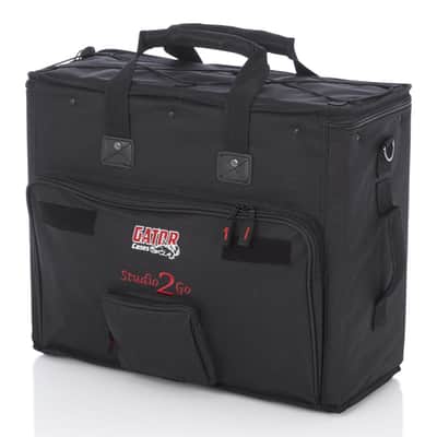 Gator GSR-2U Studio-2-Go Laptop/2U Audio Rack Bag 2010s - Black image 3