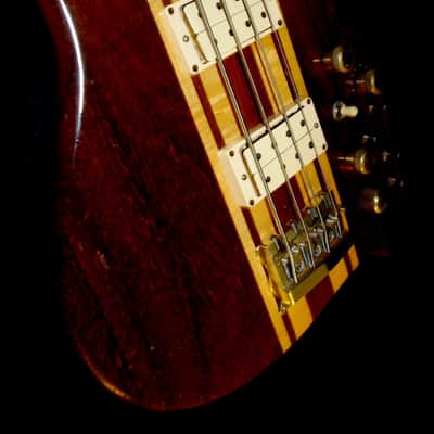 J. K. LADO SUPER FALCON II 1981 Natural. SOLID WOOD BASS. Incredible Sound. HANDBUILT. Beautiful. image 21