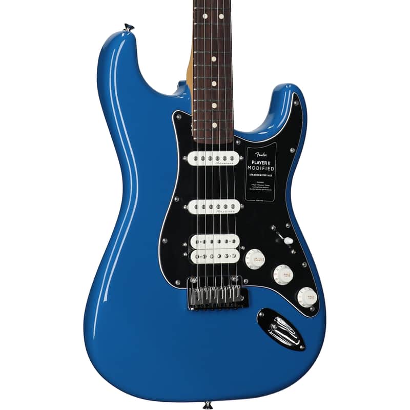 Fender Player II Modified Stratocaster HSS Electric Guitar, Rosewood Fingerboard (with Gig Bag), Electric Blue image 1