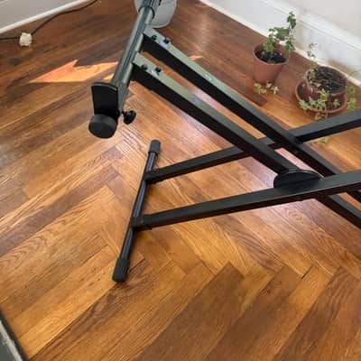 Yamaha YKA7500 Double Braced X-Style Keyboard Stand 2010s - Black image 3
