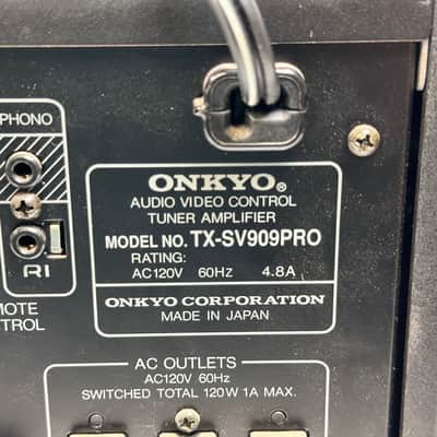 Onkyo Integra TX-SV909PRO Audio Video Control Tuner Amplifier image 8