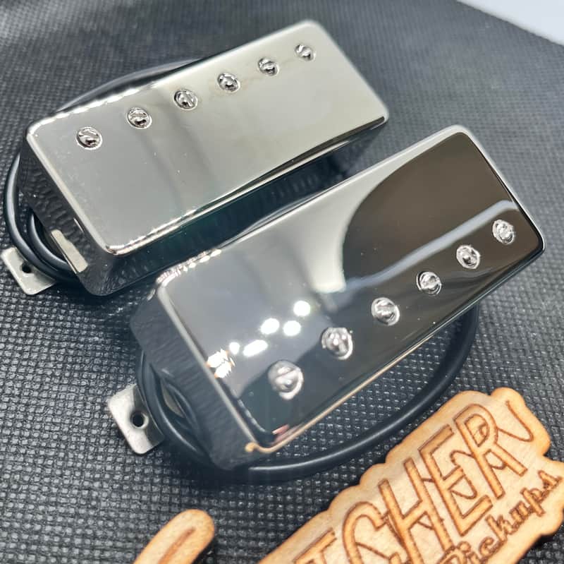 Fletcher Pickups Mini Humbuckers Vintage Alnico 5 - Nickel image 1