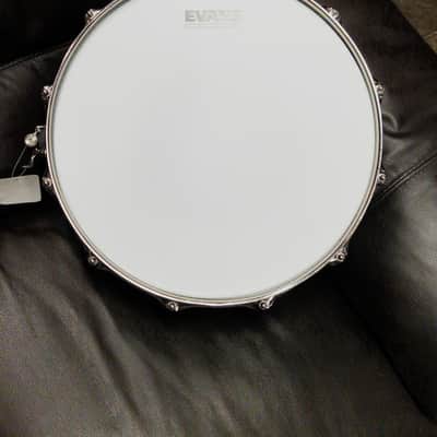 Pearl DC1450S/N Dennis Chambers Signature 14x5" Cast Aluminum Snare Drum 2010s - Black Nickel over Aluminum image 3