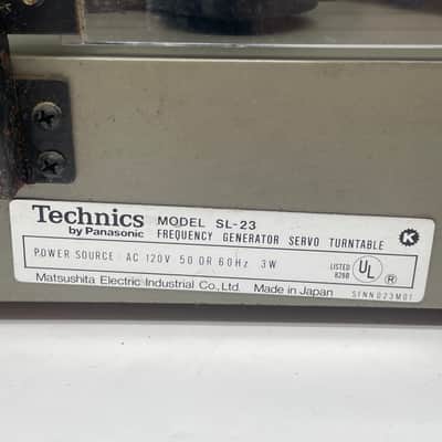 Technics SL-23 Belt Drive Turntable Victor Z-1S Cartridge VTG Japan TESTED WORKS image 6