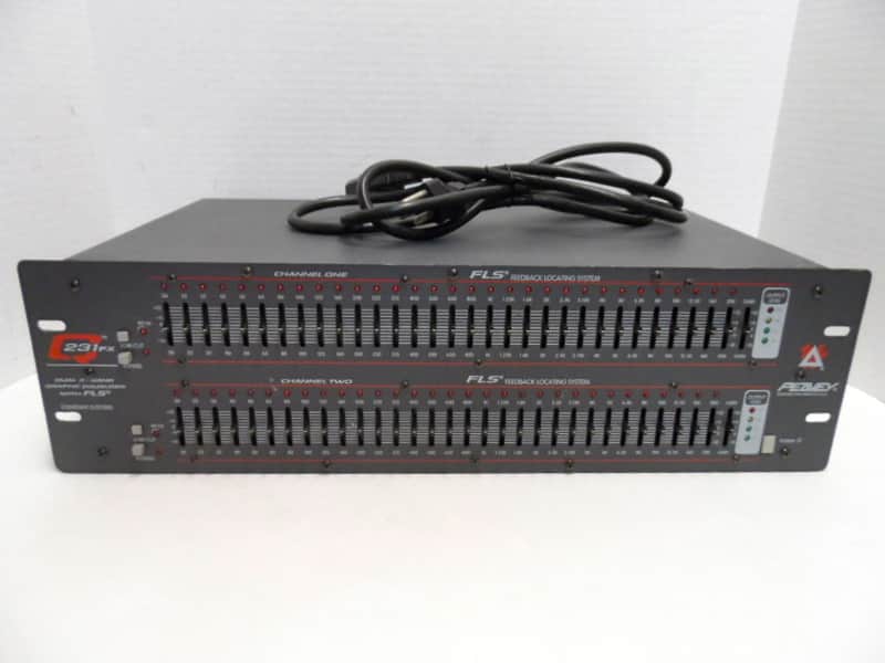 PEAVEY ピーヴィー Q231FX 31バンド グラフィック イコライザー Peavey Q231FX Dual 31-Band 1/3 Octave Equalizer FLS EQ X FEEDBACK