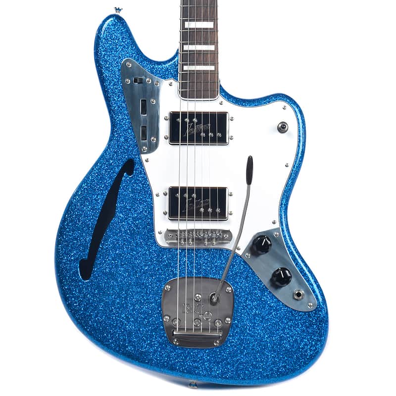 Bilt S.S. Zaftig Blue Metal Flake w/Lollar Regal Humbuckers image 1