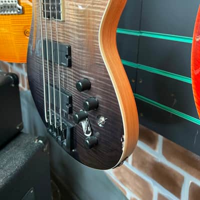 Schecter SLS Elite-4 Black Fade Burst 2022 Electric Bass image 5
