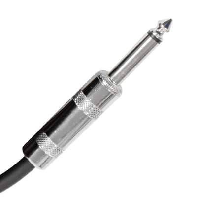 SAGC10R- White 10 Foot Right Angle to Straight Guitar Cable 10' image 3