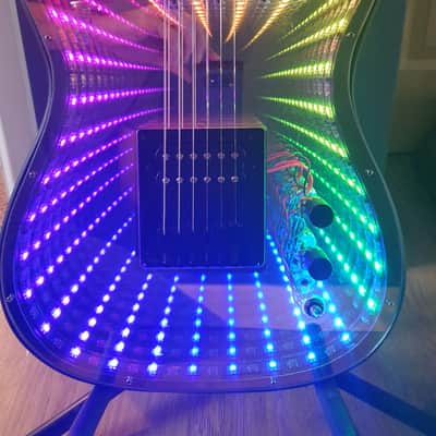 Harley Benton LED Infinity Mirror Electric Guitar 2023 - Custom image 4