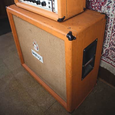 Orange OR120 Overdrive Head (1977) / Orange 4x12 Cab (1971) 1970s - Orange image 9