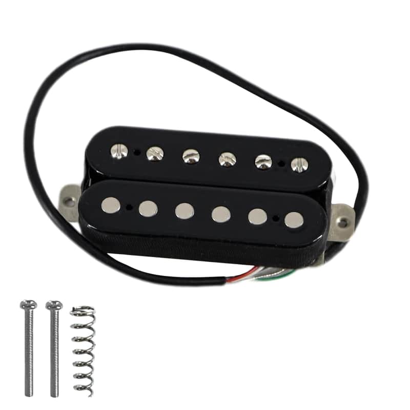 Neck Humbucker Pickup 50Mm Open Style Neck Pickup 4-Conductor For Electric Guitar Bass Guitar image 1