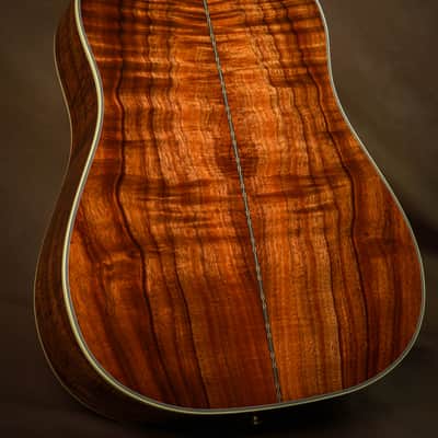 Gibson Dove Custom Shop Koa Masterpiece Acoustic Guitar Hummingbird image 17