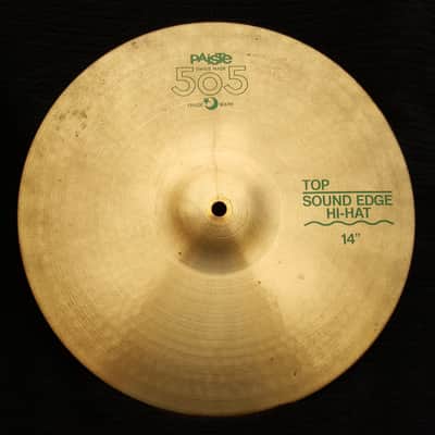 Paiste 14" 505 "Green Label" Sound Edge Hi-Hat Cymbals (Pair)
