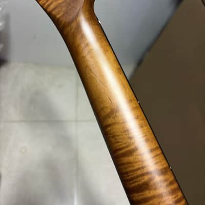 22fret Rosewood Roasted Maple Electric guitar neck rosewood matte DIY parts image 8