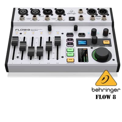 Behringer FLOW 8 8-Input Digital Mixer with Bluetooth Audio 2 FX Processors and USB/Audio Interface image 5