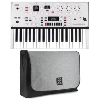 Korg KingKORG Neo 37-key Virtual Analog Synthesizer and Vocoder with Messenger Bag image 2