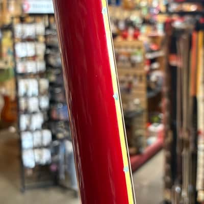 60's Silvertone Teisco Hollowbody Guitar - Red image 12