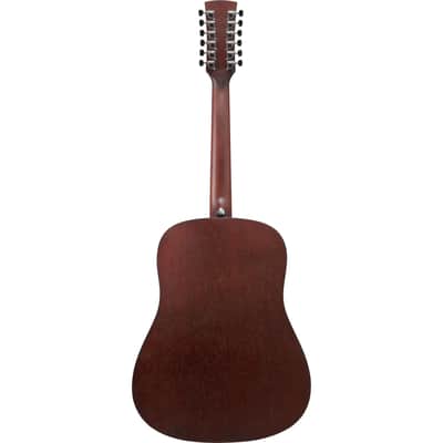 Ibanez PF5412WKH 12 String Dreadnought Acoustic Guitar - Weathered Black image 4