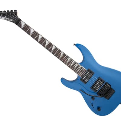 Jackson JS Series Dinky Arch Top JS32 DKA LH - Bright Blue w/ Amaranth FB image 1