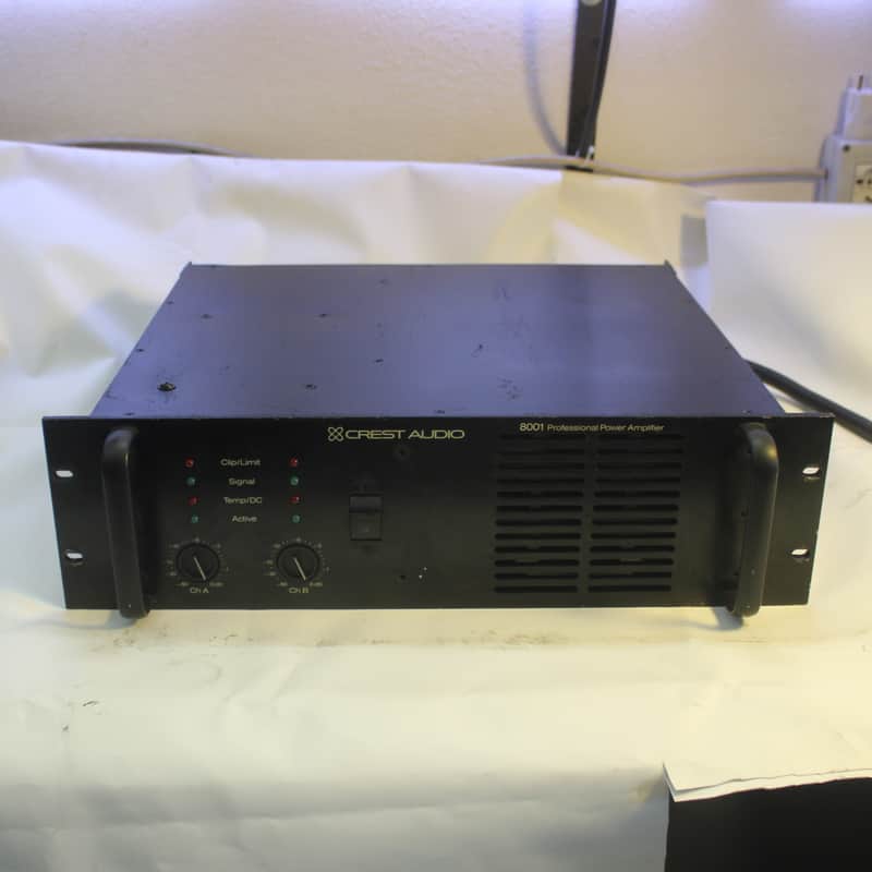 Crest Audio 8001 Pro Series Power Amplifier Finale di Potenza Amplificatore Nero Black image 1