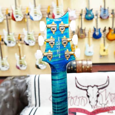 PRS Wild West Guitars 25th Anniversary Limited Run Wood Library Artist Package Custom 24 Piezo Laguna (Private Stock Color) 8.40 LBS (US Only / No International Shipping) image 10