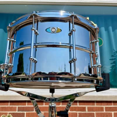 Ludwig Supralite 8x14 Steel Snare Drum LU0814SL image 2