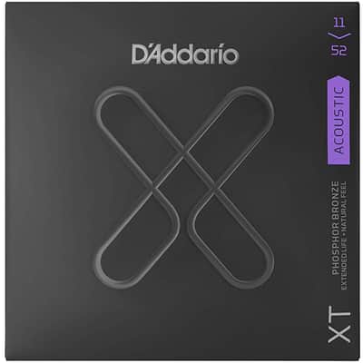 Immagine D'Addario XTAPB1152 XT Phosphor Bronze Acoustic Guitar Strings Custom Light 11-52 - 1