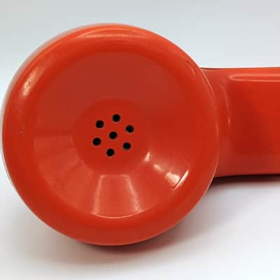 Custom Lo-Fi Telephone Microphone - Stromberg Carlson G1 1960's Handset - Orange image 4
