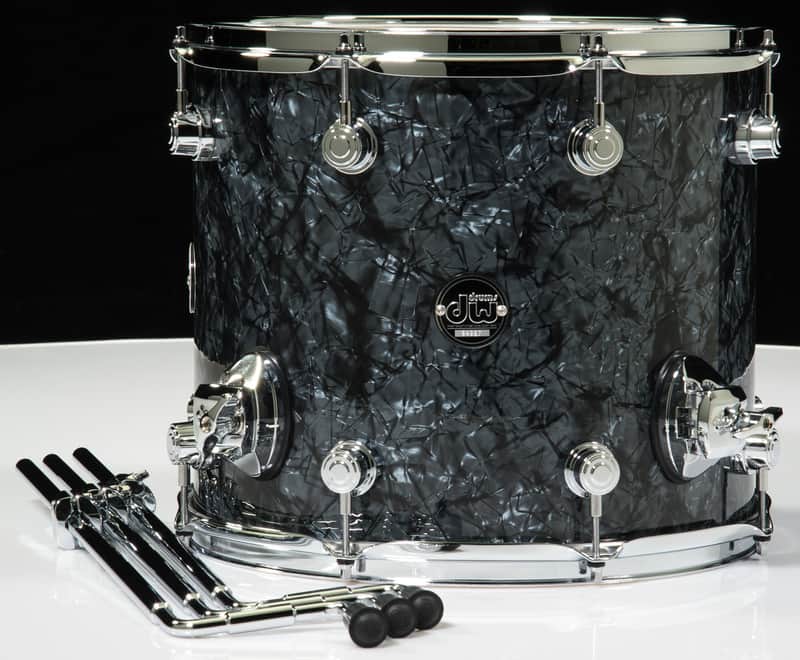 DW Performance Series 12x14 Floor Tom - Black Diamond image 1