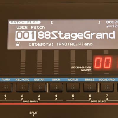 Roland Juno Stage 76-Key 128-Voice Expandable Synthesizer 2008 - Black image 9