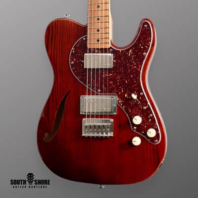 CP Thornton Thinline - 2024 - Translucent Brown w/ Enhanced Pores. Righteous Sound Pickups, Splittable WRHB Set. **MINT** (Authorized Dealer) image 1