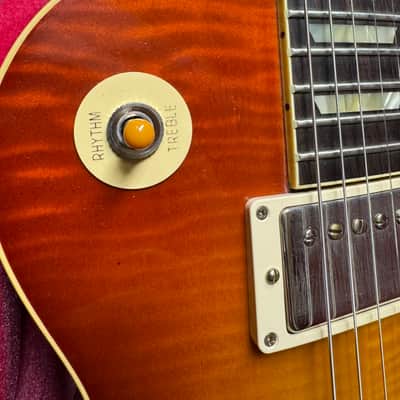 Gibson Custom Shop Les Paul 1960 V2 LTD. ED. Anniv. Reissue 2020 # 001502 - Tomato Soup Burst image 9