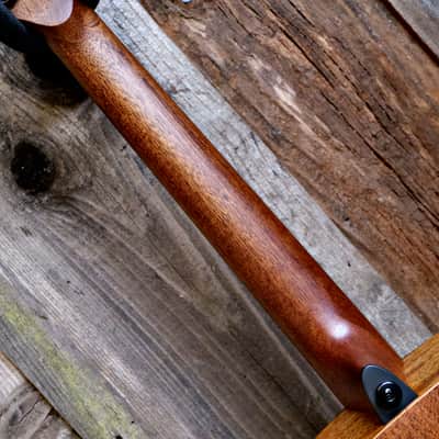 LAG Bluewave TBW1TE-BRW - Travel Guitar - Vintage Brown image 14