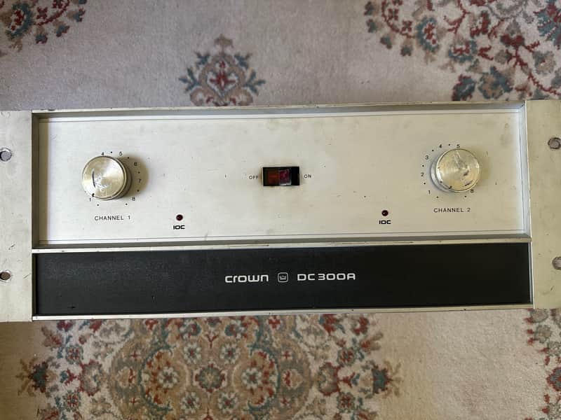 Crown DC 300A 2-Channel Power Amplifier - Silver image 1