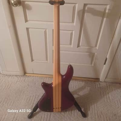 Schecter Guitar Research Diamond Series Elite 4 Trans Red Electric Bass Guitar image 5