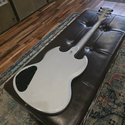 1969 Gibson SG Special - Refinished Silver - Humbuckers - w/ Chainsaw Case image 8