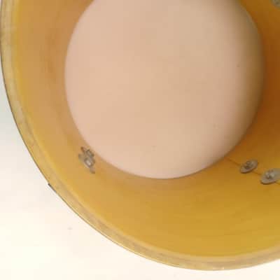 *Ludwig 6x8" Blue Silk Tom/Bongo Drum 6Ply Maple Vintage 70s-80s USA Chrome Rack image 8