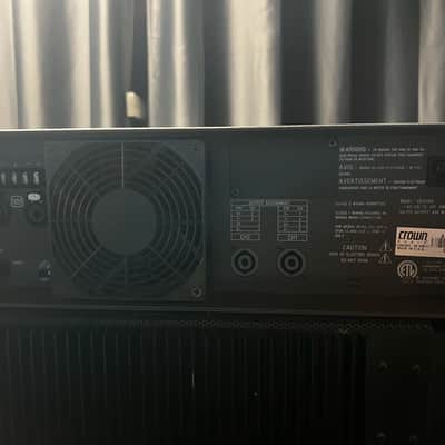 Crown CE1000 2-Channel Power Amplifier 2000s - Black and Red image 3