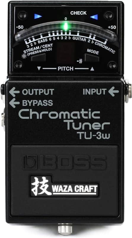 Boss TU-3W Waza Craft Chromatic Tuner with Bypass image 1