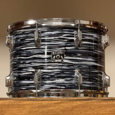 1980's Tama Superstar Black Oyster 8x12 9x13 10x14 16x16 16x18 14x24 Drum Kit Re-Wrap image 23