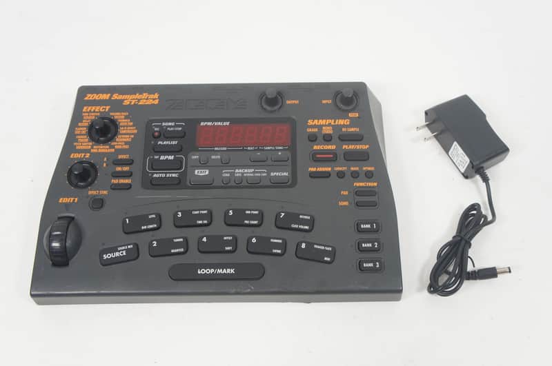 [SALE Ends Sep 24] ZOOM ST-224 SampleTrak Sampler Drum Machine Lo-Fi Effects w/ 100-240V PSU image 1