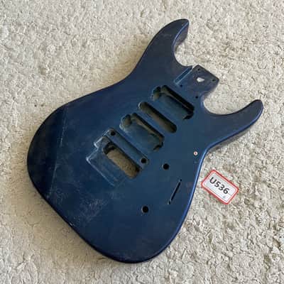 Blue HSH Basswood Solid Guitar Body DIY Project image 6